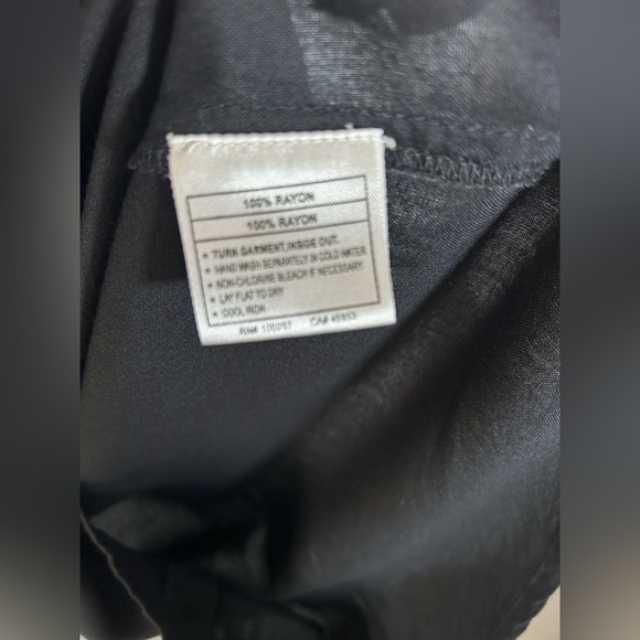 Ariat Black Long Sleeve Dress with Pink Embroidery - Picture 12 of 12